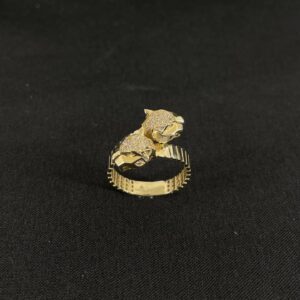 Kaplan Figürlü Yüzük