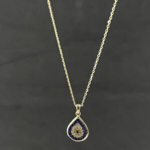 Nazar Boncuklu Damla Kolye