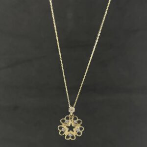 Kalpli Yıldızlı Tasarım Kolye