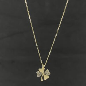 Dört Yapraklı Yonca Kolye