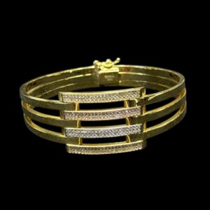 Taşlı Çok Renkli Dört Sıra Kaburga