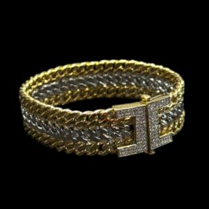 Taşlı İki Renkli Gurmet Kelepçe