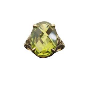 Peridot Taşlı  Yüzük