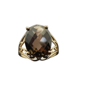 Smoky Quartz Taşlı Yüzük