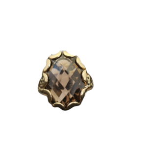 Smoky Quartz Taşlı Yüzük